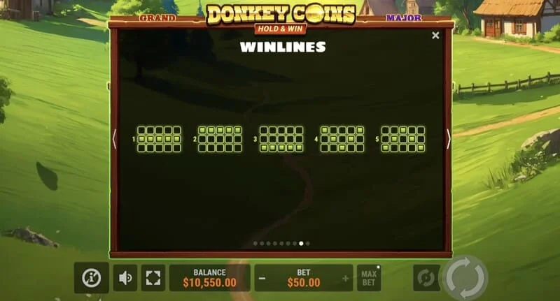 Donkey Coins Hold & Win - duża wygrana w trybie specjalnym
